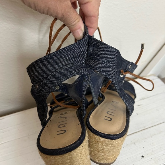 UNISA Denim Espadrille Sandals - Picture 3 of 8